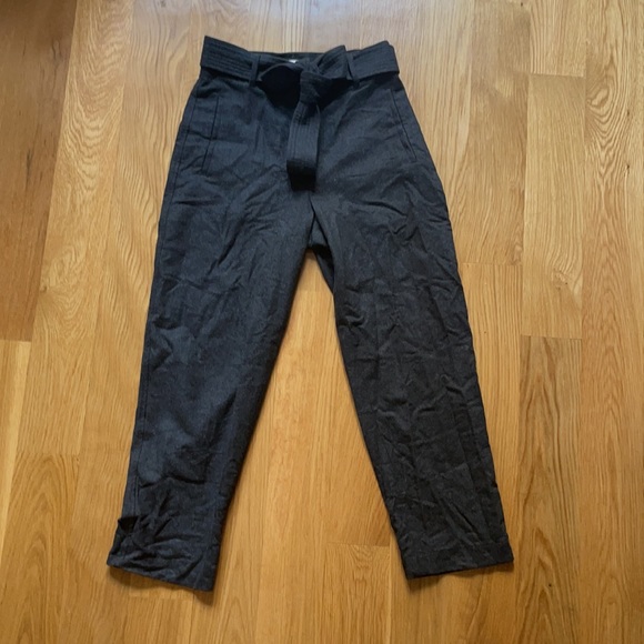 Aritzia Wilfred Tie-Front Wool Blend Trousers - Picture 3 of 7